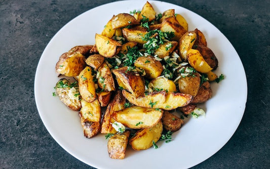 Plate of potatoes